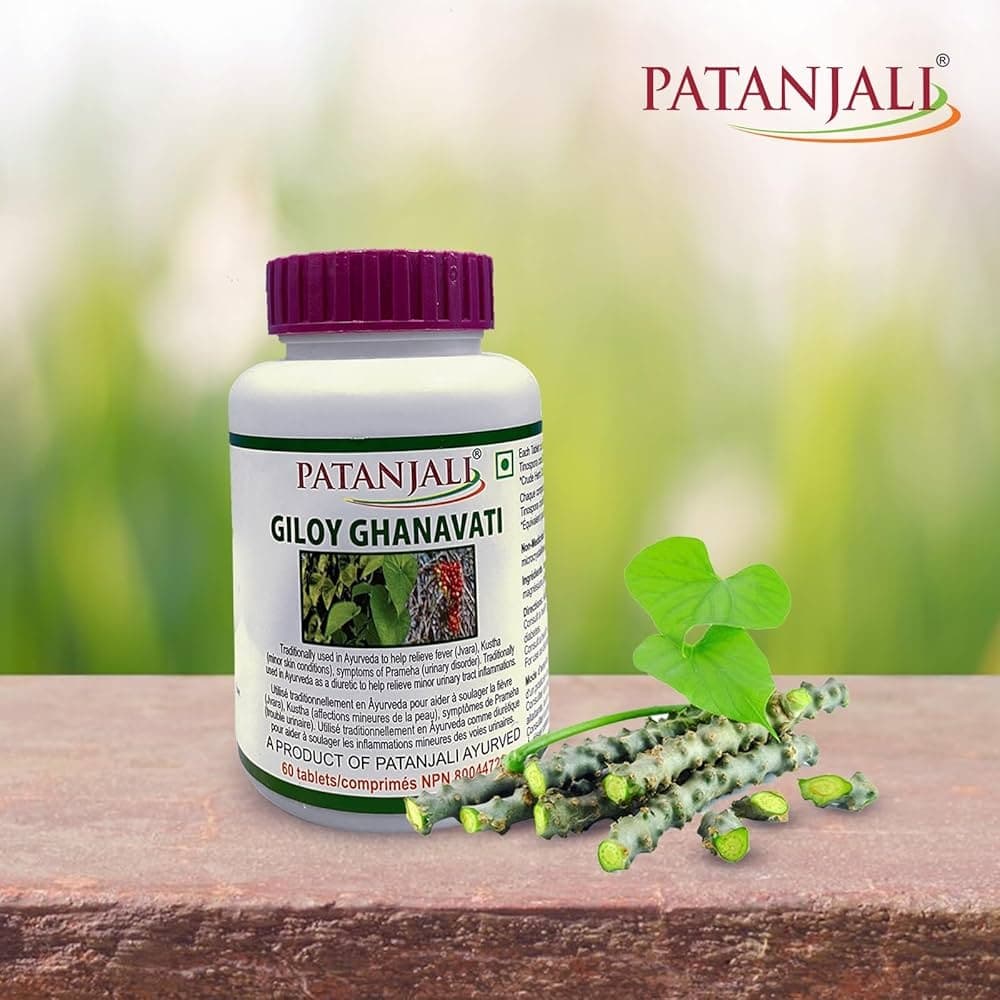 Patanjali Giloy Ghanvati 60tablets - Health & Care