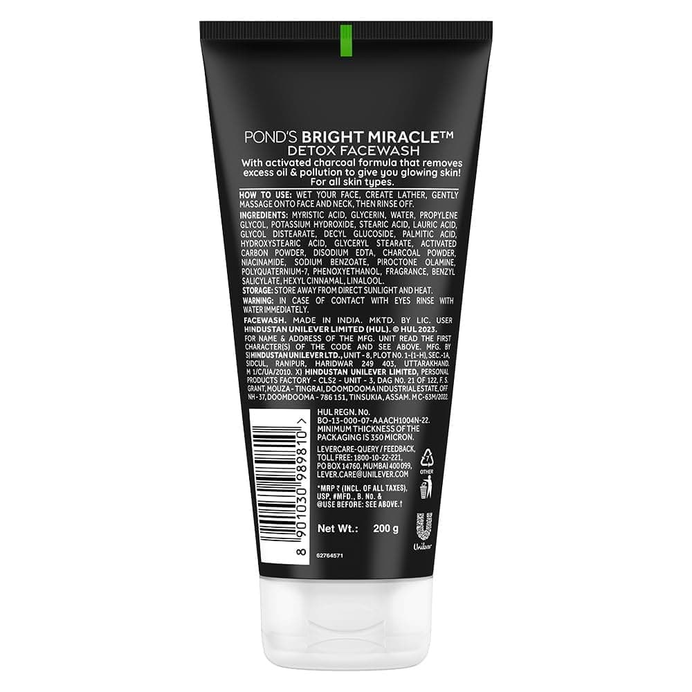 Pond's Detox Facewash 100g - Health & Care