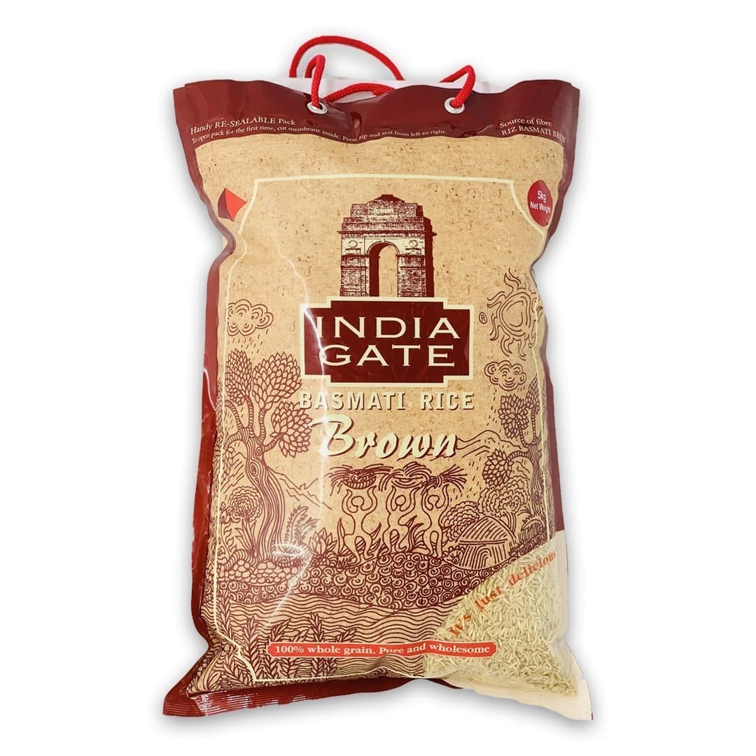 India Gate Brown Basmati Rice 10lb - Flour & Grains