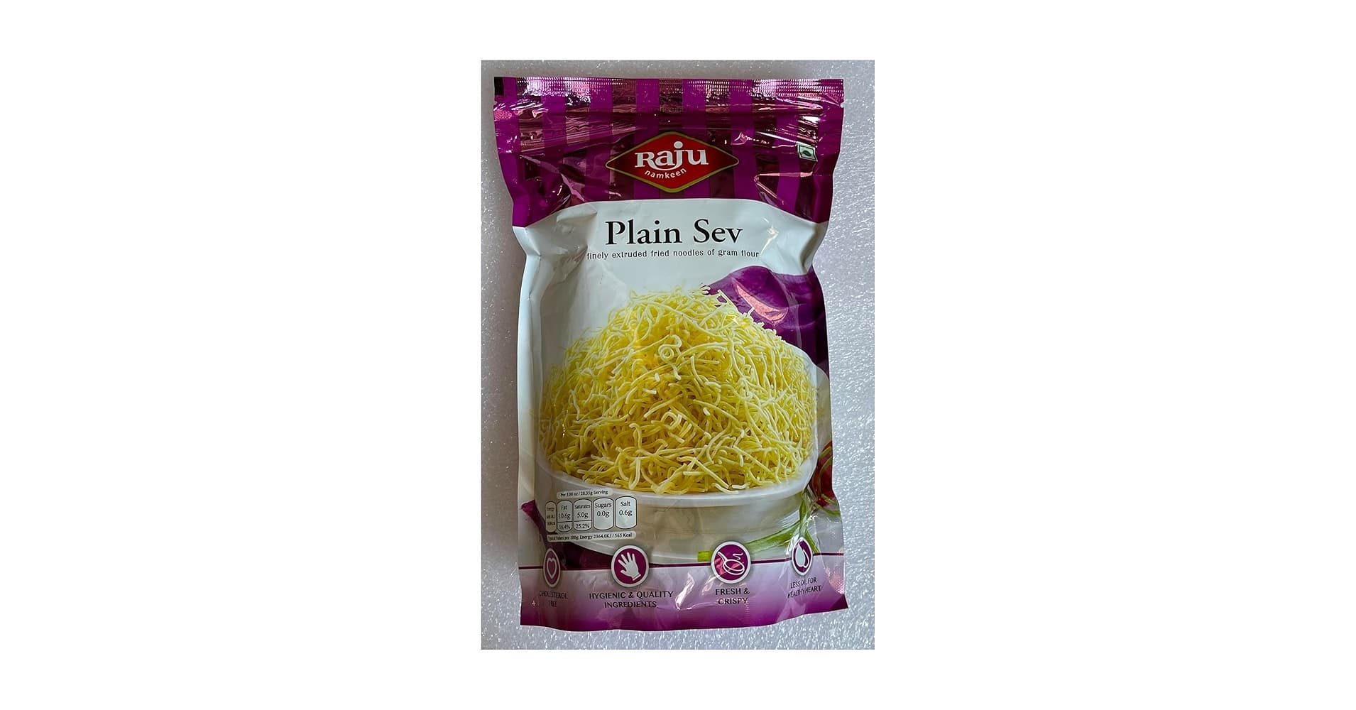 Raju Plain Sev 400g - Snacks
