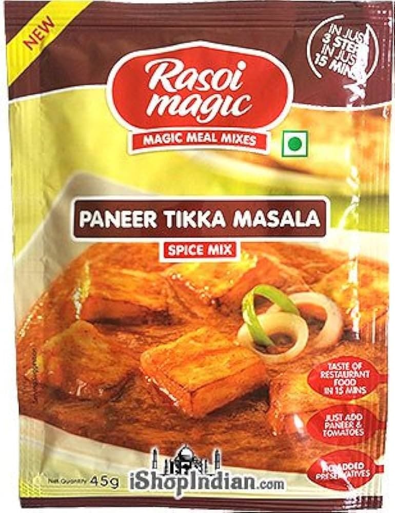 Rasoi Magic Paneer Tikka Masala 45g - Dairy