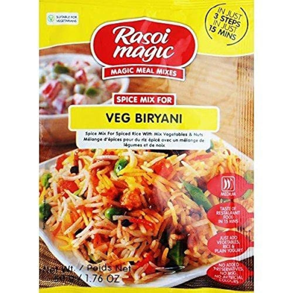 Rasoi Magic Veg Biriyani Masala 50g - Spices and Herbs