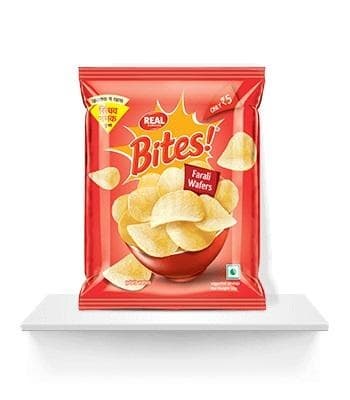 Real Bites Farali Wafers 135g - Snacks
