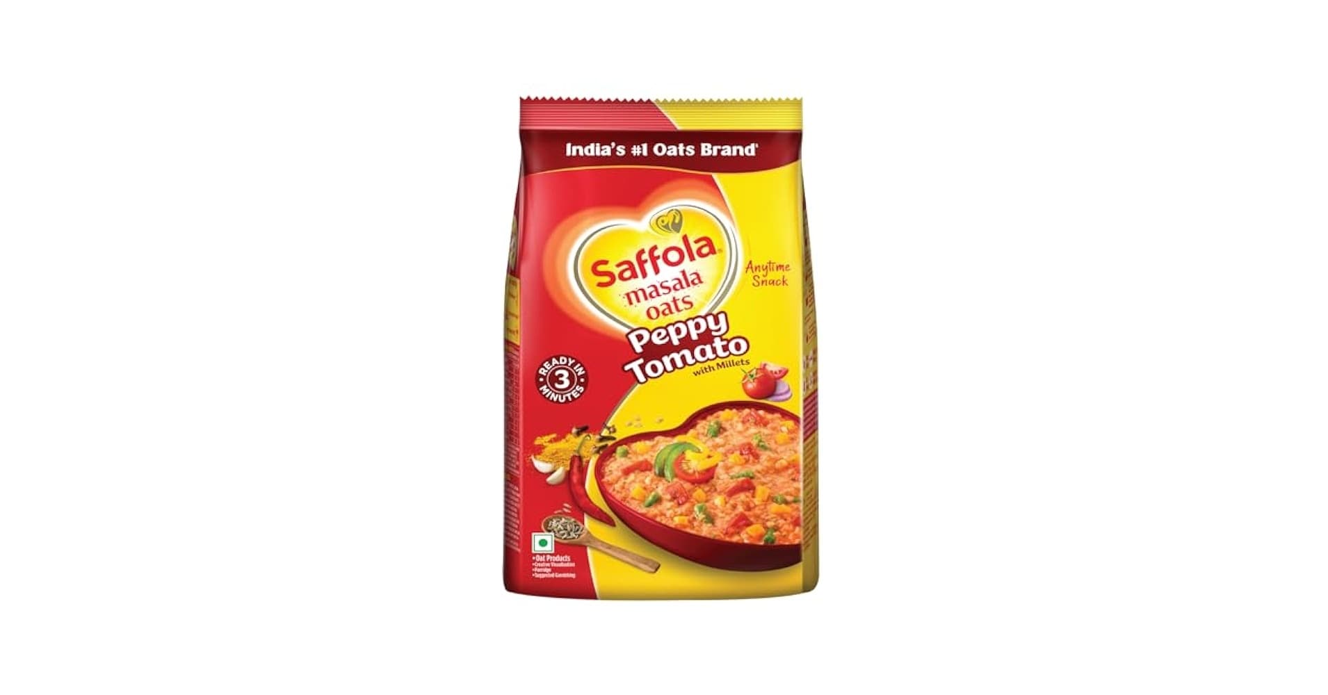 SAF Peppy Tomato Oats 500g - Flour & Grains