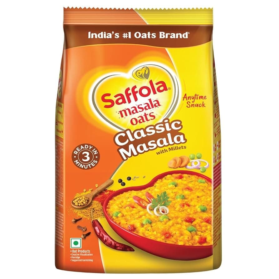 Saffola Oat Classic Masala 500g - Flour & Grains