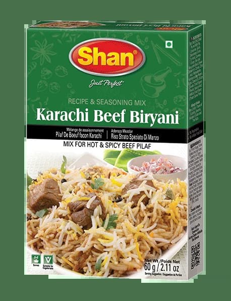 SHAN Karachi Beef Biryani Masala 50g - Spices and Herbs