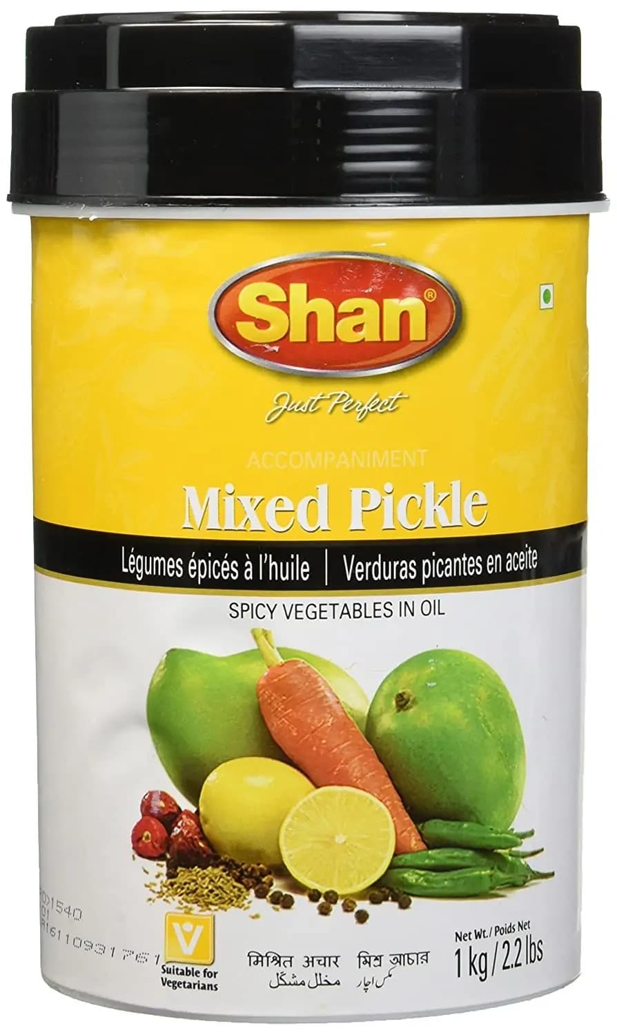 Shan Punjabi Mix Pickle 1kg - Condiments