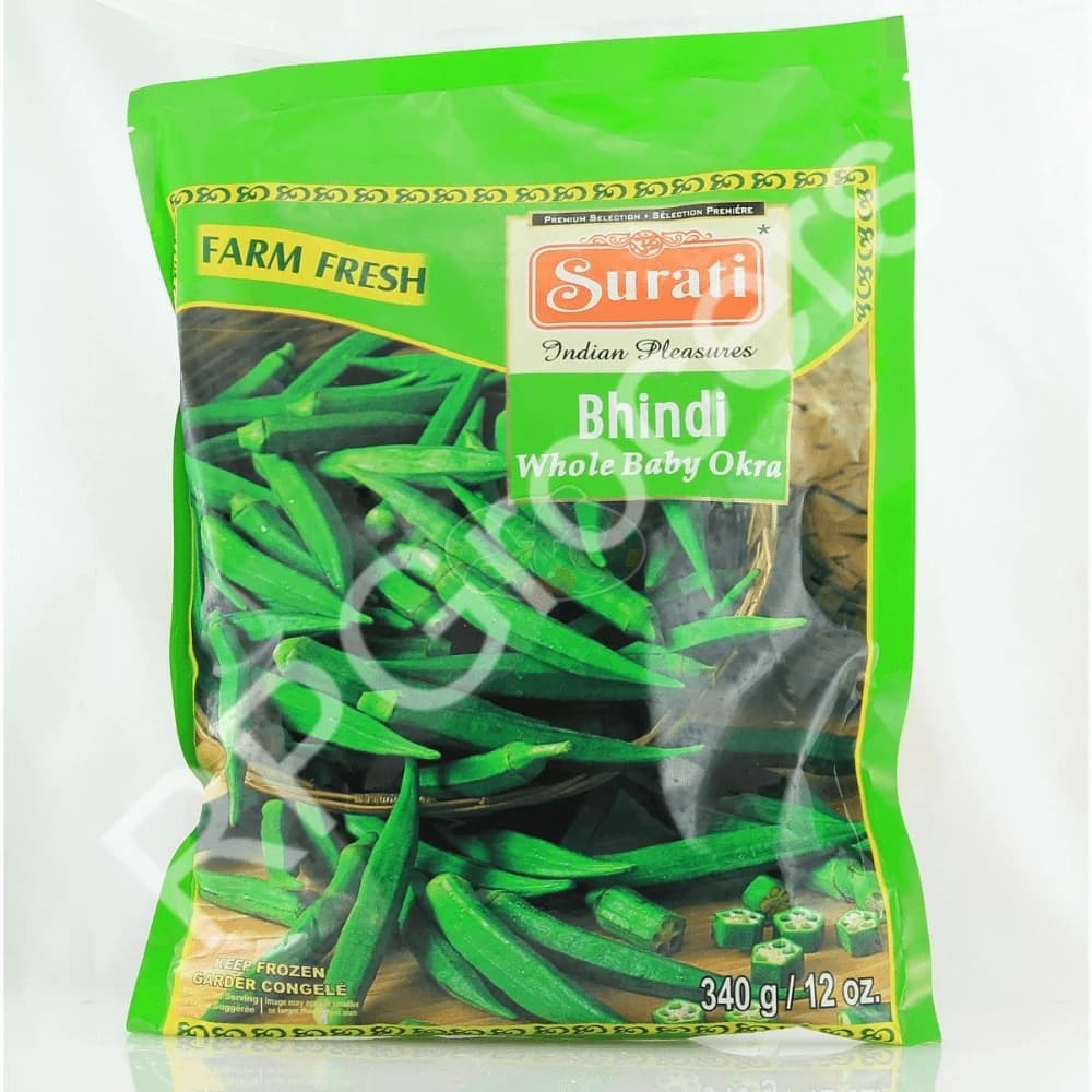Surati Bhindi Whole 340g - Frozen