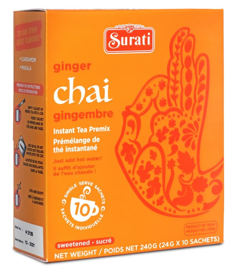 Surati Ginger Tea Instant 240g - Beverages