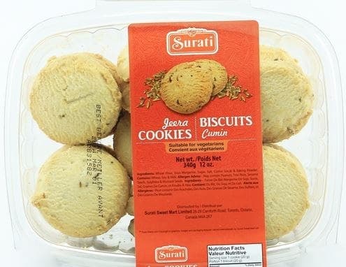 Surati Jeera Biscuits 340g - Others