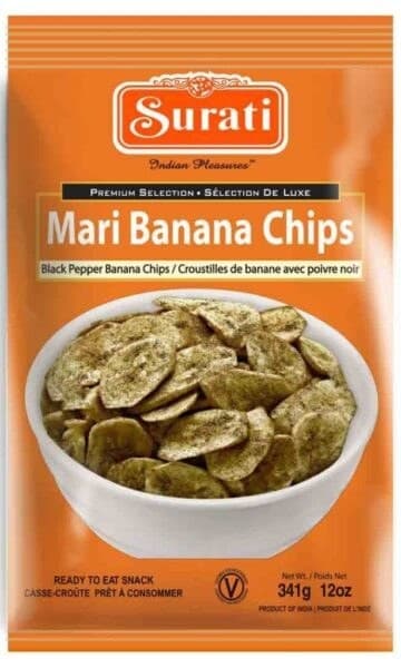 Surati Mari Banana Chips 341g - Snacks