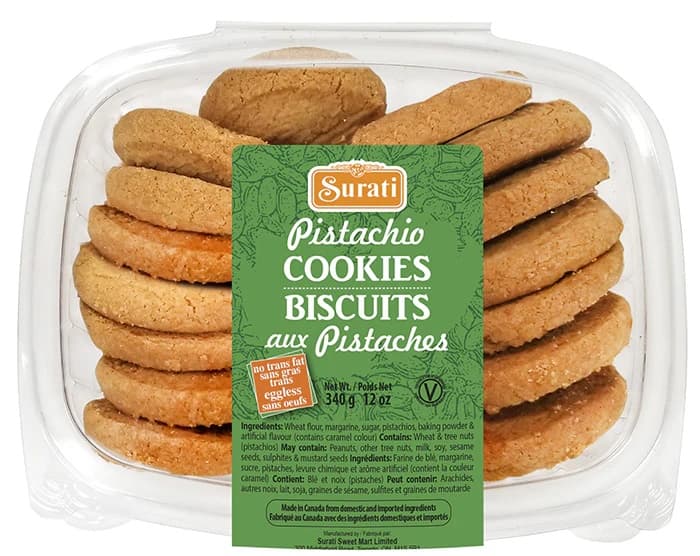 Surati Pistachio Biscuits 340g - Snacks