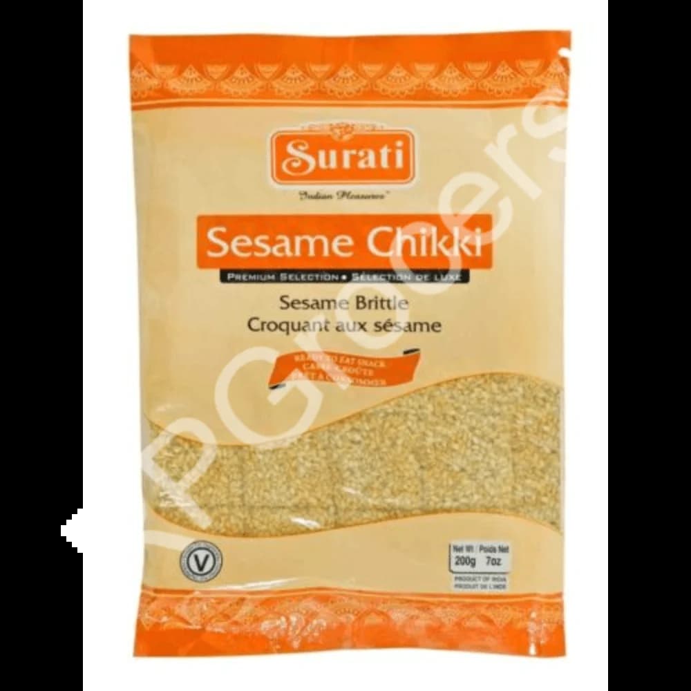 Surati Sesame Chikki 200g - Snacks