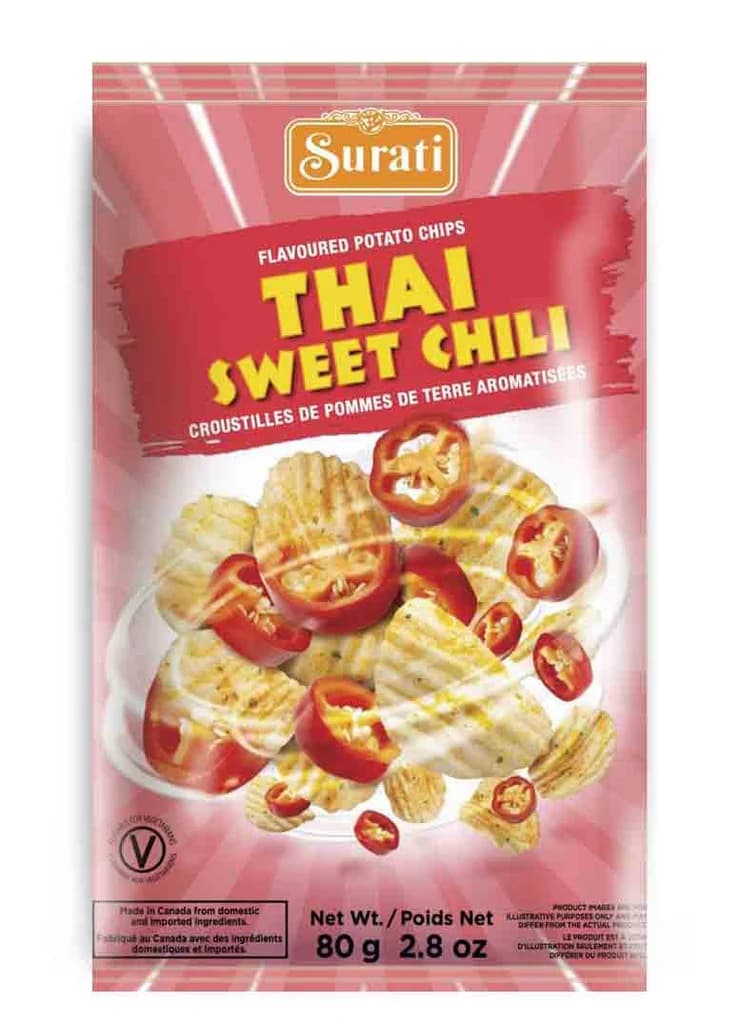 Surati Spicy Chili Crunch 80g - Snacks