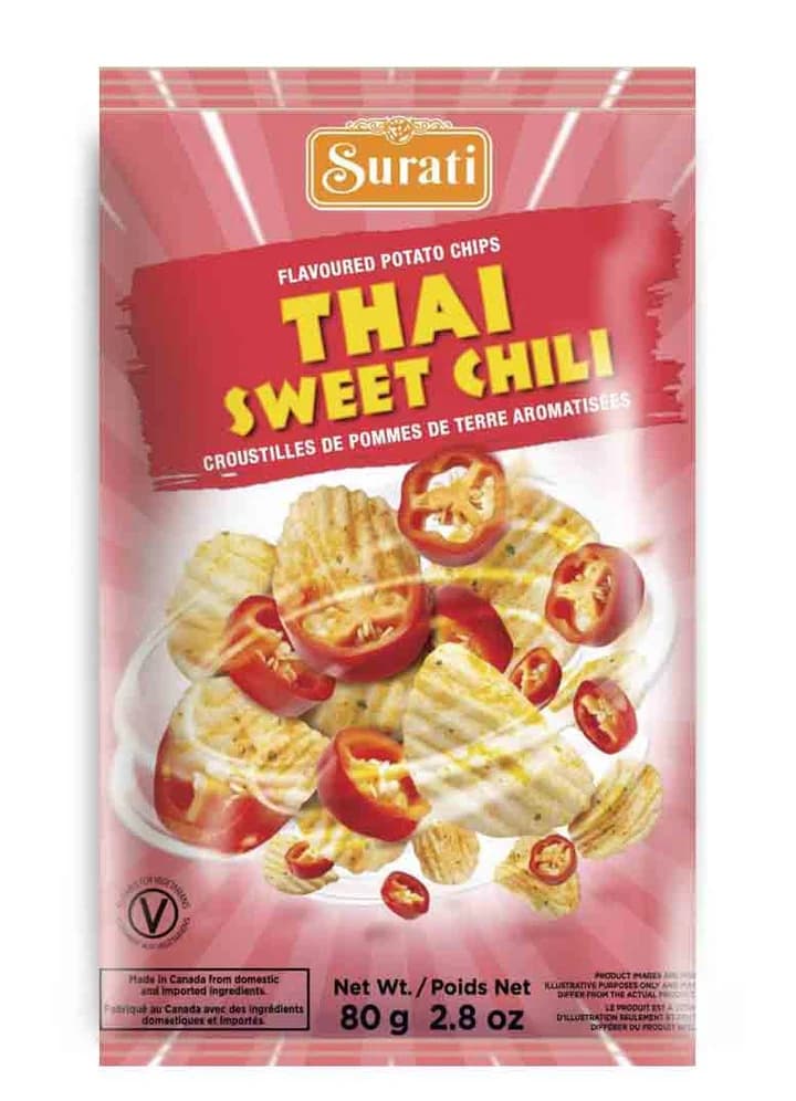 Surati Thai Sweet Chilli Chips 80g - Snacks