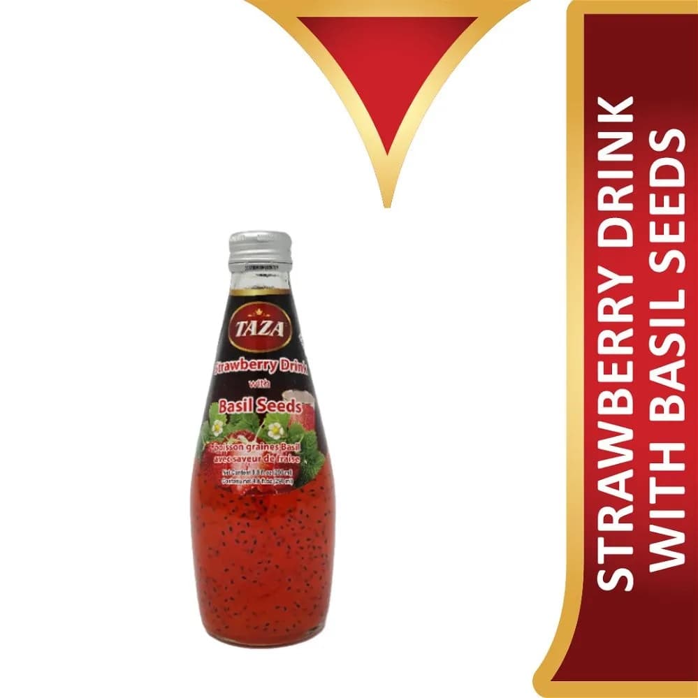 Taza Basil Seed Strawberry Drink - Beverages