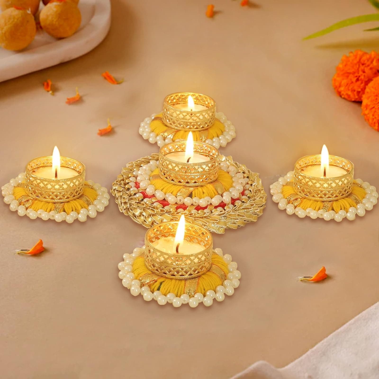 Namaste Tea Light Candle 16pcs - Religious