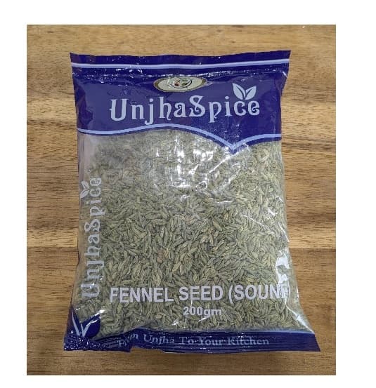 Unjha Roasted Fennel 200g - Spices & Masalas