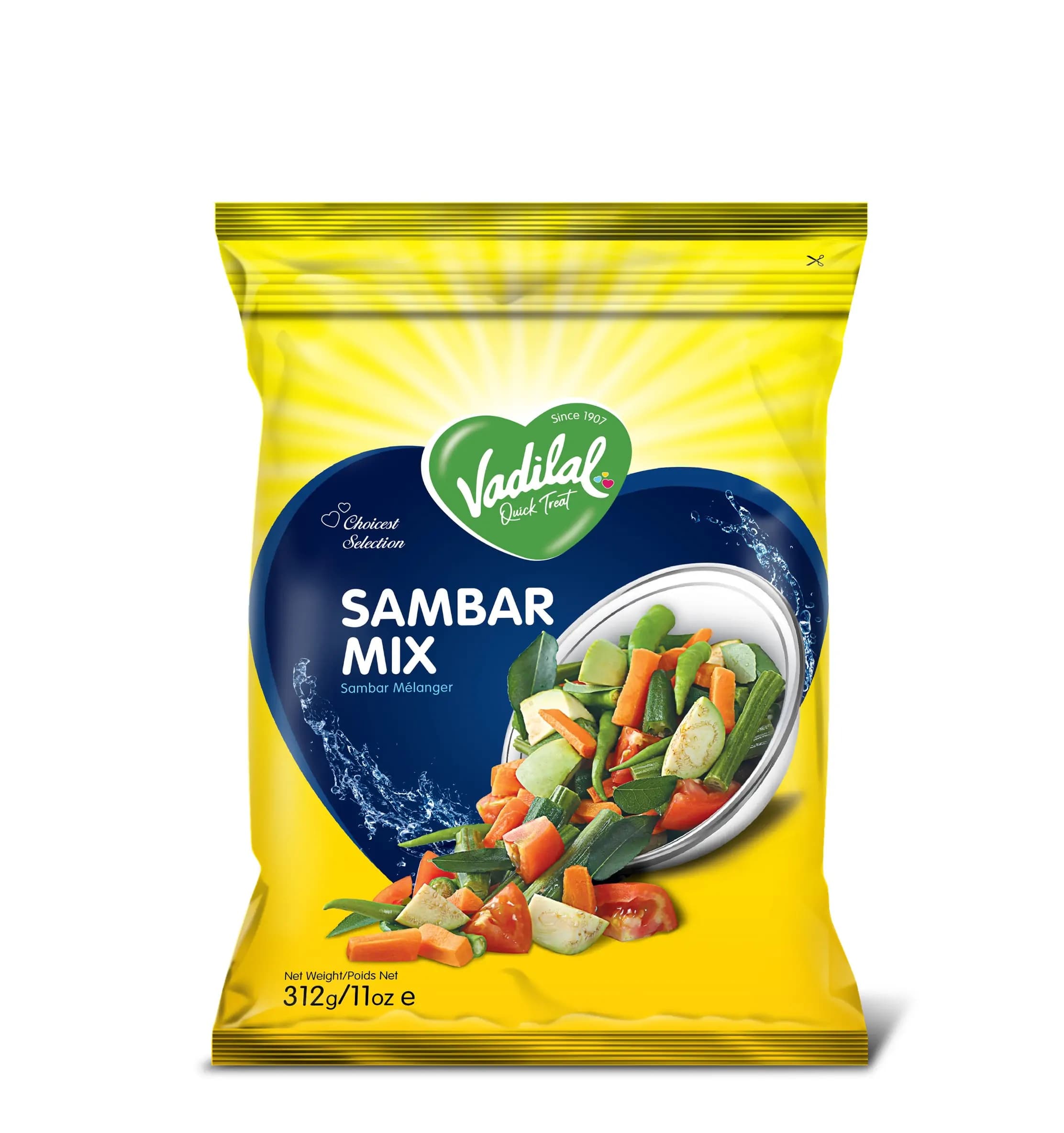 Vadilal Sambar Mix 312g - Frozen