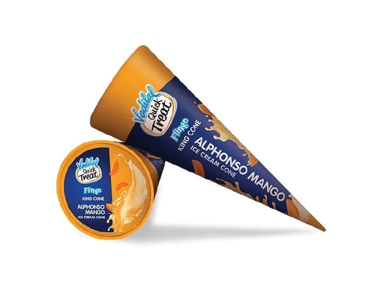 Vadilal Alphonso Mango Cone 110ml - Snacks