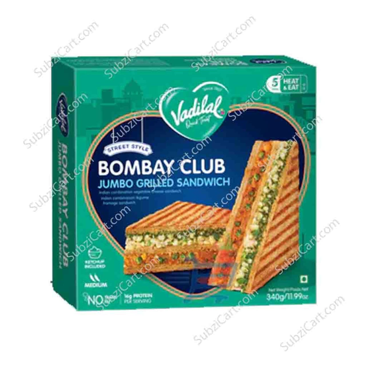 Vadilal Bombay Club Sandwich 340g - Ready-to-Cook