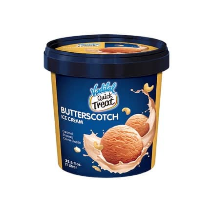 Vadilal Butterscotch Ice Cream 100ml - Snacks