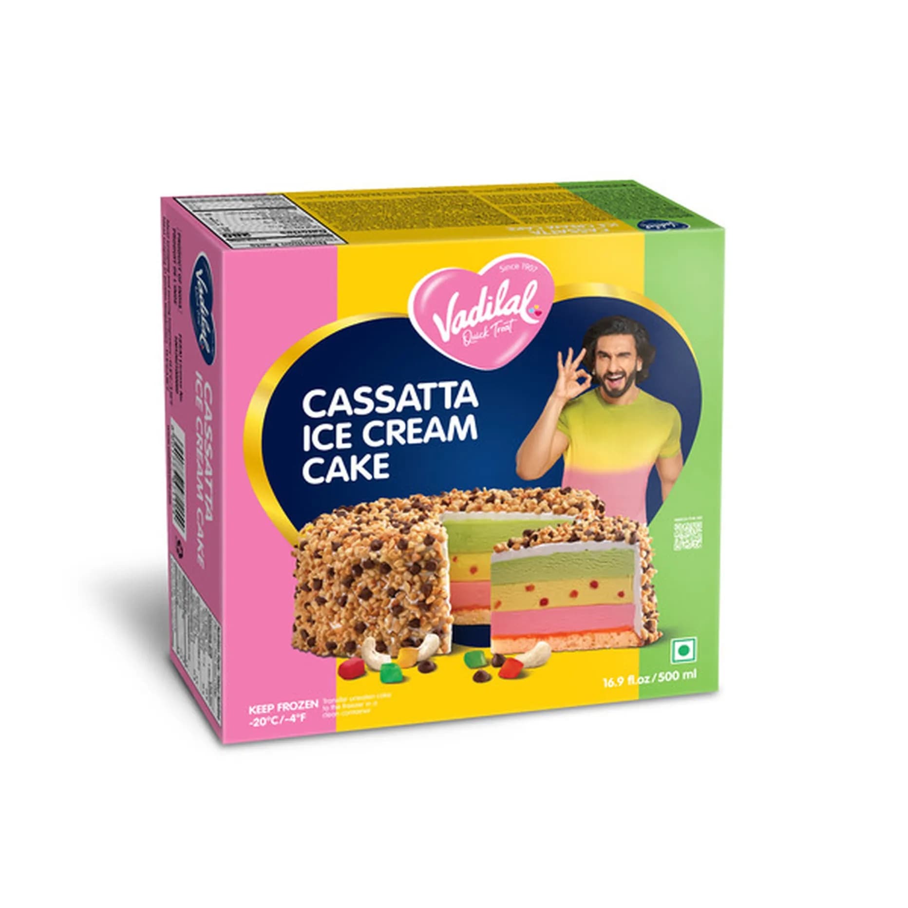 Vadilal Casata Cake 500g - Snacks