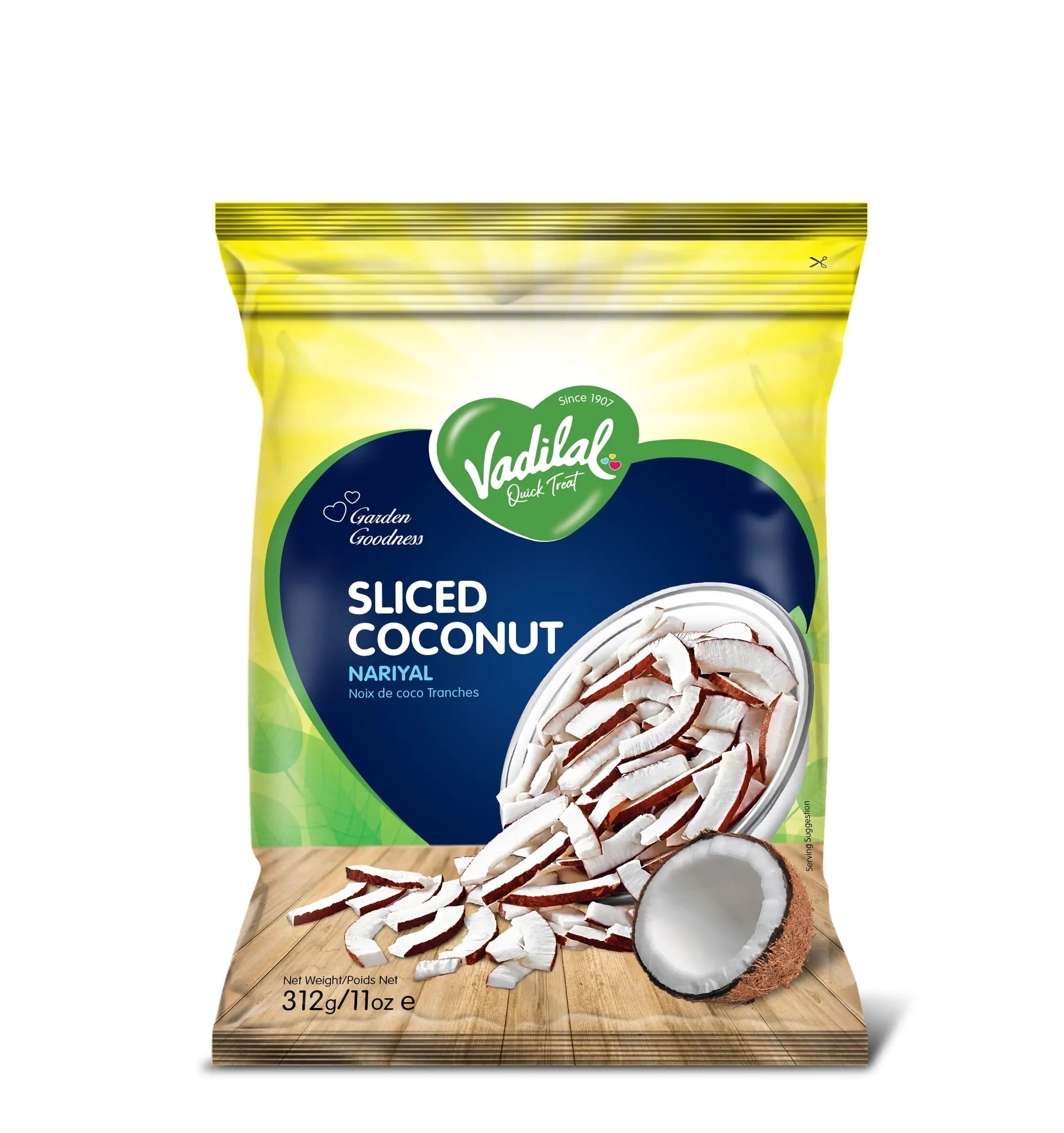 Vadilal Coconut Slice 312g - Condiments
