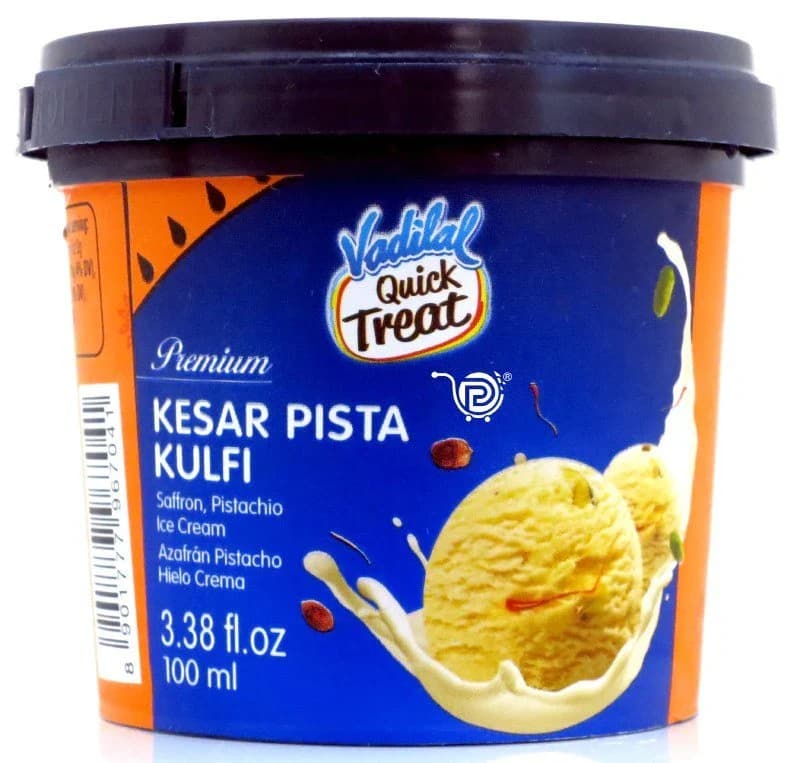 Vadilal Kesar Pista Ice Cream 100ml - Snacks