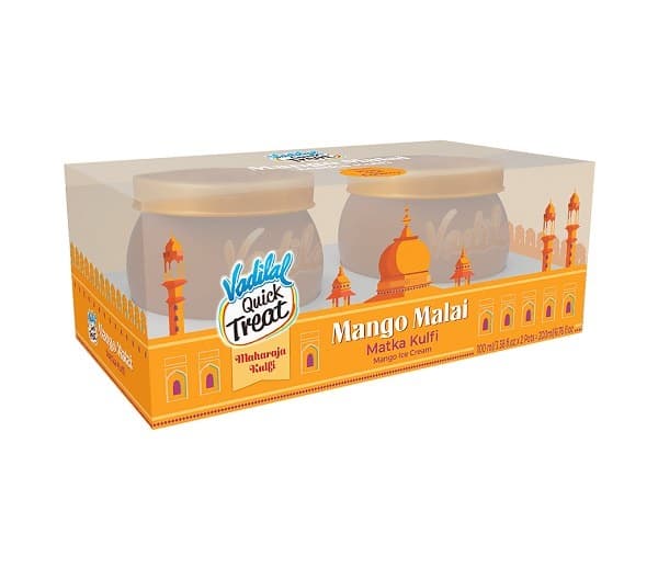Vadilal Matka Kulfi Kesar Pista 200ml - Snacks