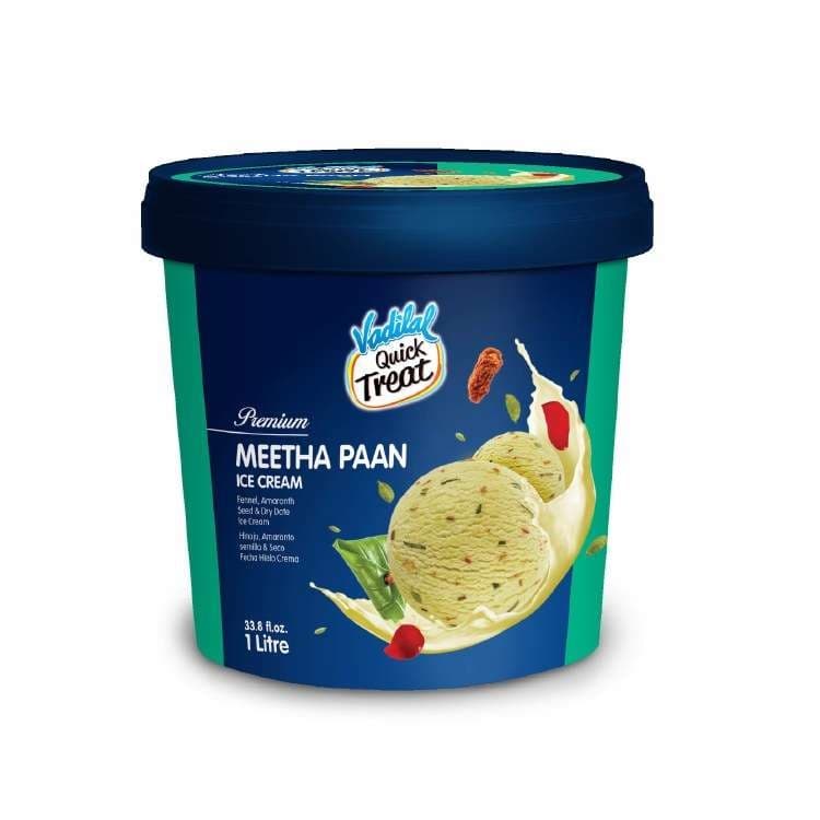 Vadilal Meetha Paan Ice Cream 1L - Snacks