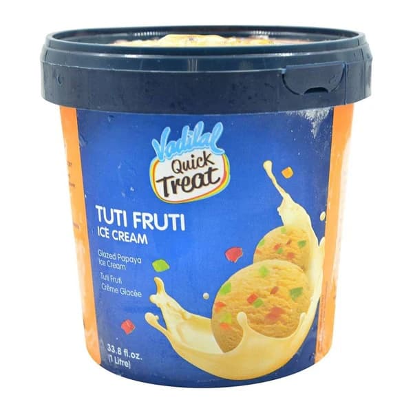 VADILAL Tuti Fruti Ice Cream 1L - Snacks