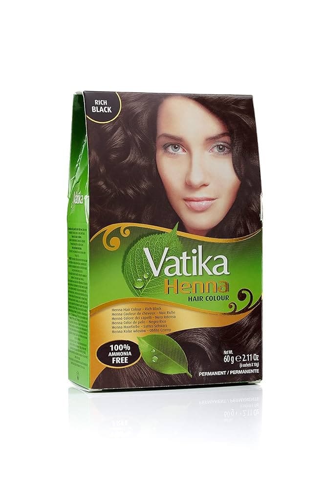 Vatika Rich Black Hair Color 60g - Health & Care