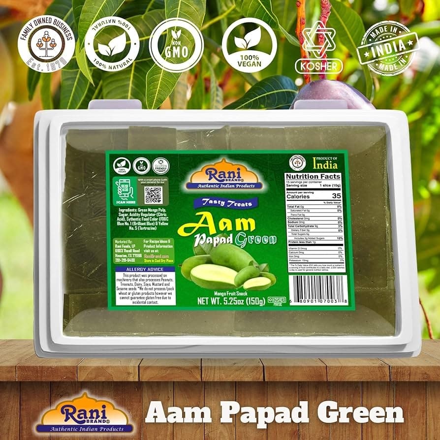 VFC Aam Papad Green Mango 1lb - Snacks