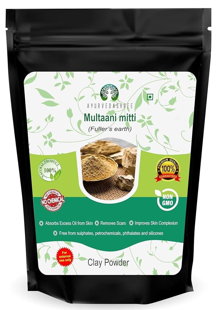 V-FRESH CUSINE Herbal Multani Mitti Powder 100g - Health & Care