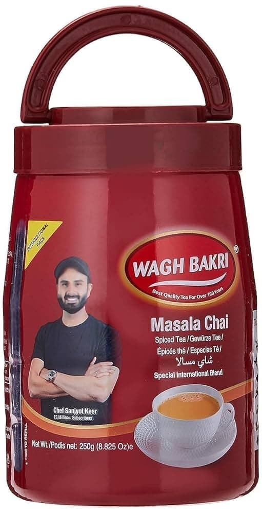 Wagh Bakri Masala Tea Jar 250g - Beverages