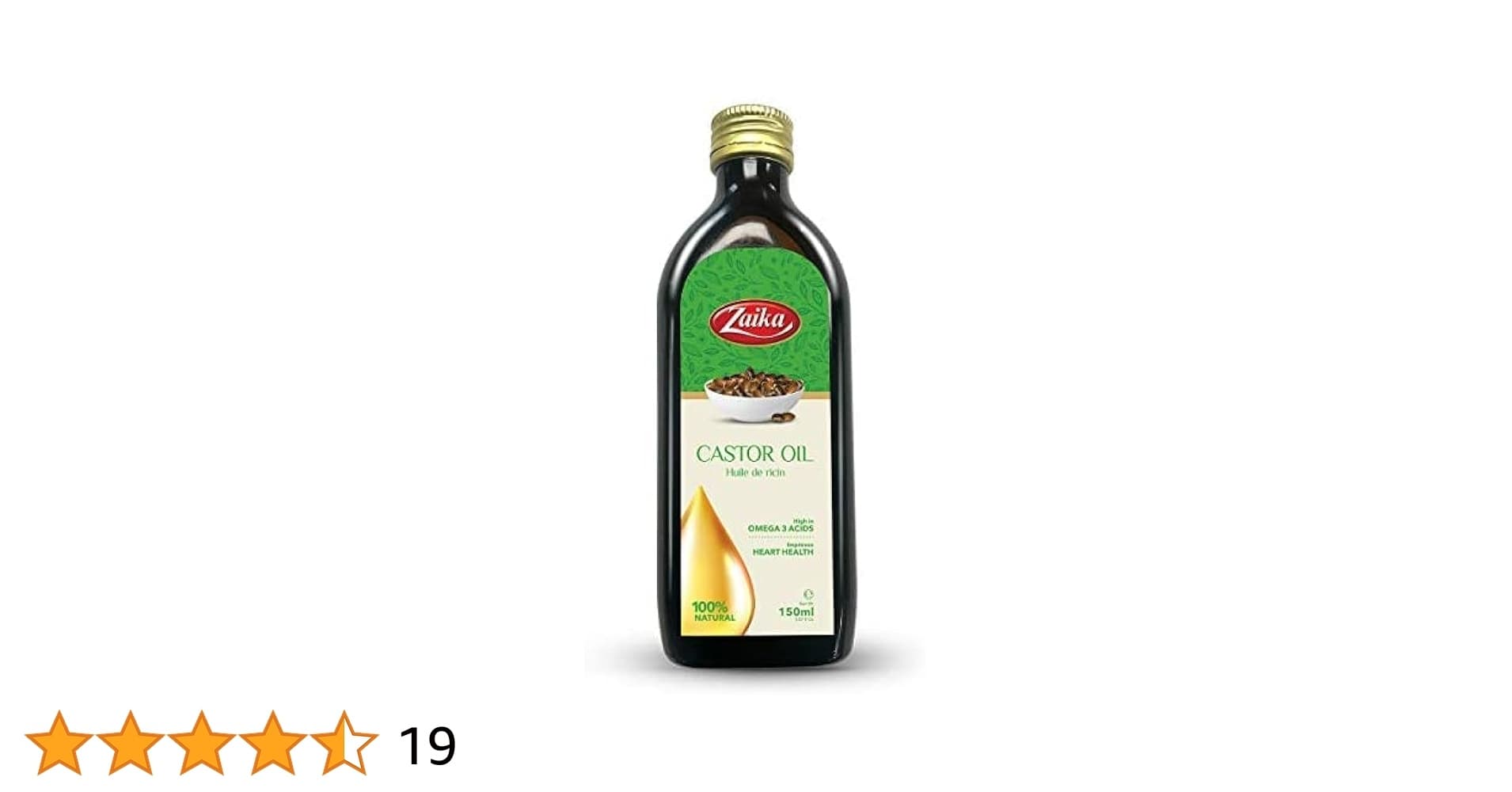 Zaika Castor Oil 250ml - Cooking Essentials