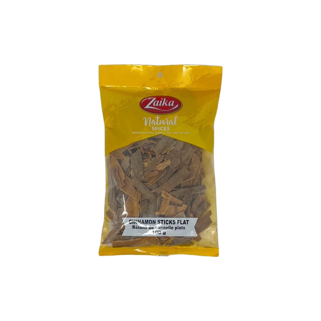Zaika Cinnamon Flat 100g - Spices and Herbs