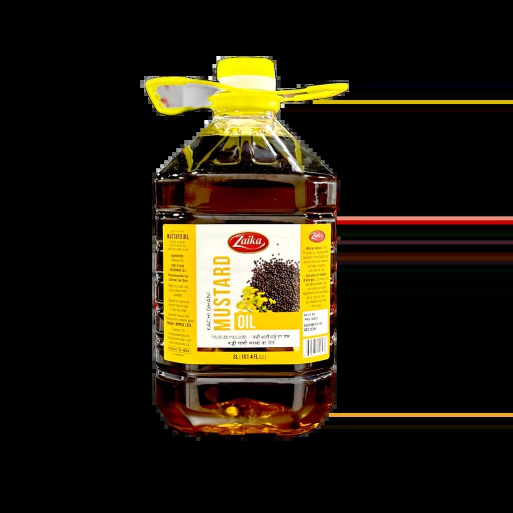 Zaika Mustard Oil 3L - Cooking Essentials