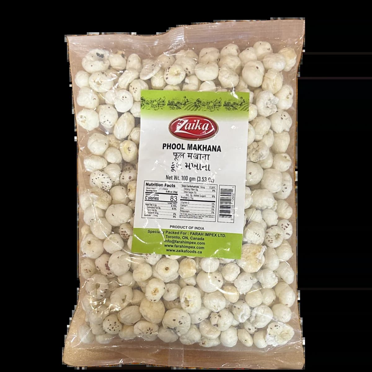 Zaika Phoolmakhana 100g - Snacks