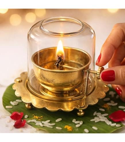 Akhand Diva Brass Small - KitchenReligious