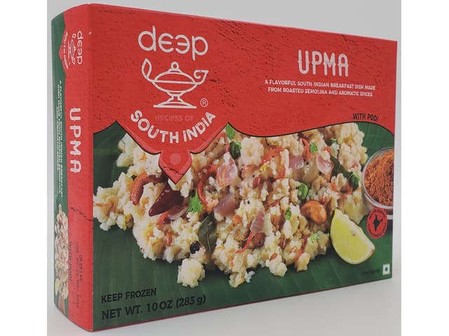 Deep Frozen South Indian Upma With Podi Powder 10oz - Frozen