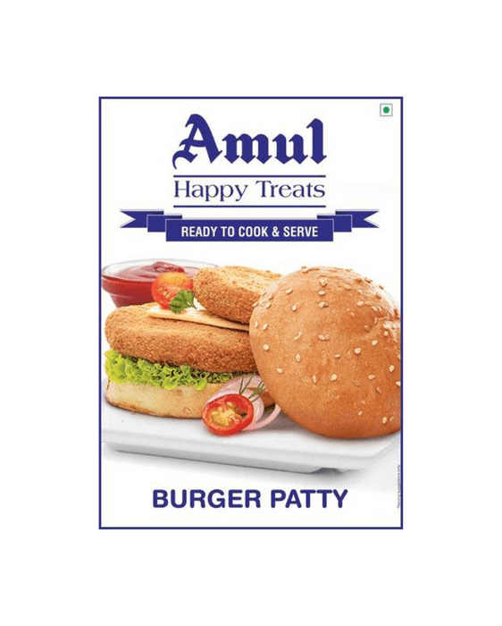 Amul Frozen Burger Patty 360g - Frozen