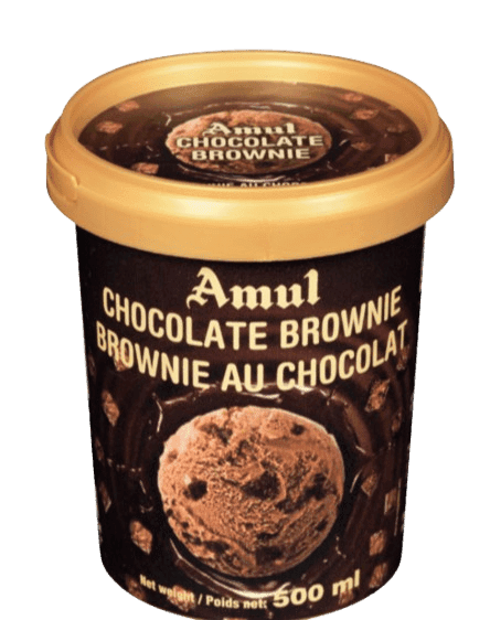 Amul Ice Cream Choco Brownie 500ml - Frozen