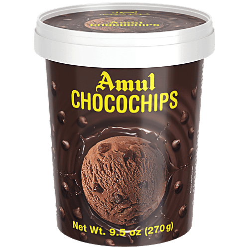 Amul Ice Cream Choco Chips 500ml - Dairy