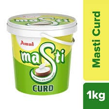 Amul Masti Dahi 3.3% Yogurt 1kg - Dairy