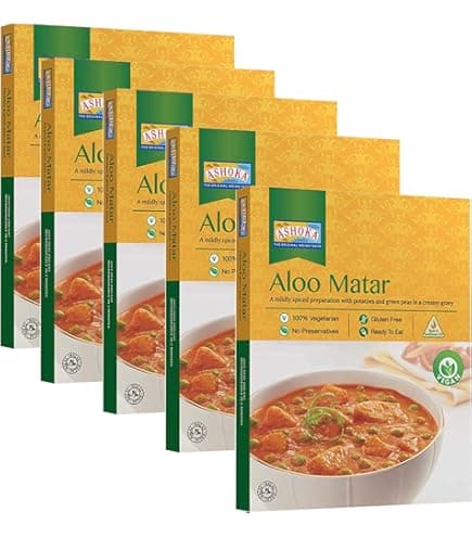 Ashoka Frozen Kitchen Aloo Matar 200g - Ready-to-Cook