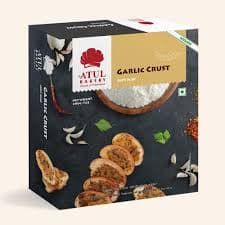 Atul Bakery Rusk Garlic Crust 200g - Snacks