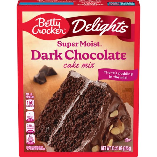 Betty Crocker Cake Mix Chocolate 375g - Ready-to-Cook