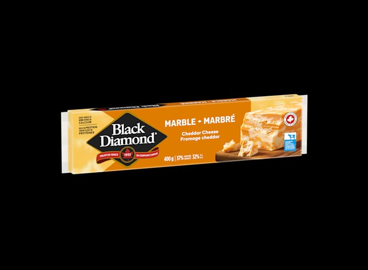 Black Diamond Marble Cheddar Cheese Block 400g - Dairy